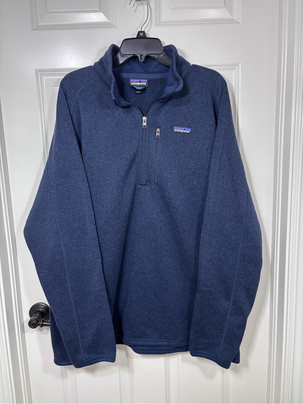 Patagonia Better Sweater 1/4 Zip Pullover Jacket Men’s XXL Blue